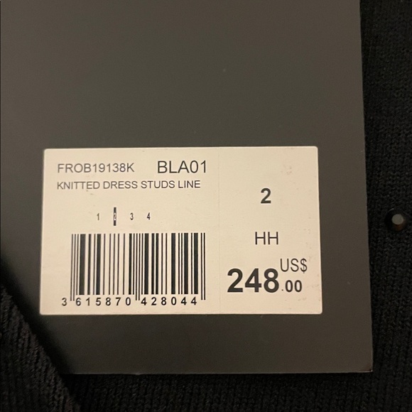 The Kooples Black Studded Long Sleeve Dress - Picture 5 of 5